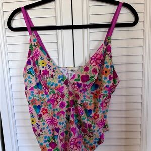 NATURAL LIFE Colorful Floral Camisole